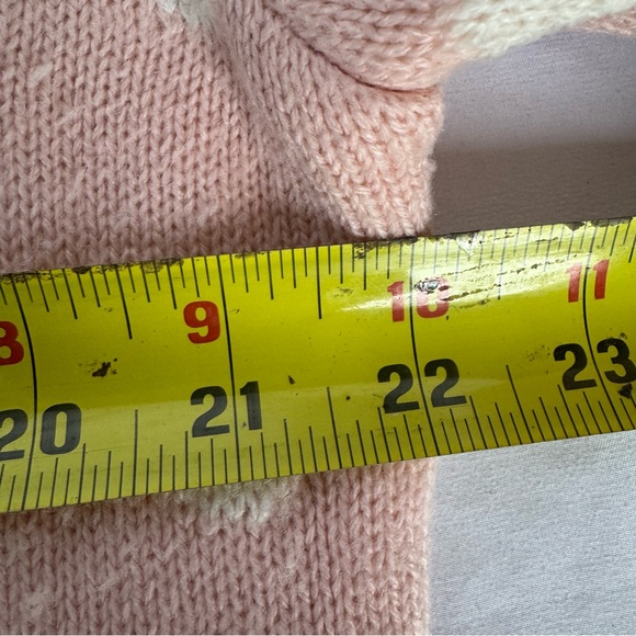 Ladies Atmosphere Pink Polka Dot Squirrel Ugly Christmas Sweater - Picture 4 of 6